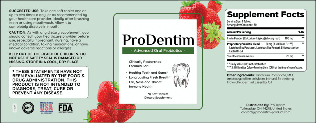 ProDentim-Supplement-facts